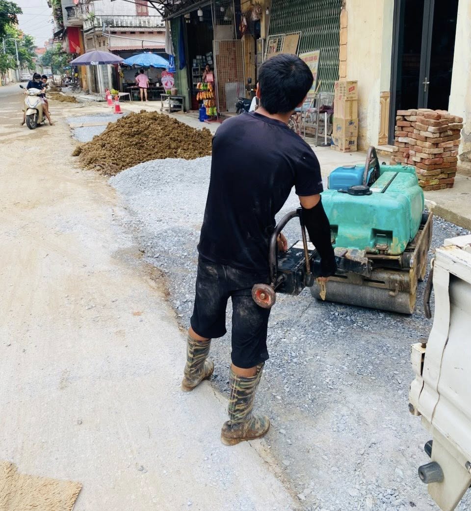 Cho Thuê Máy Lu Mini Dắt Tay Tại Nam Định