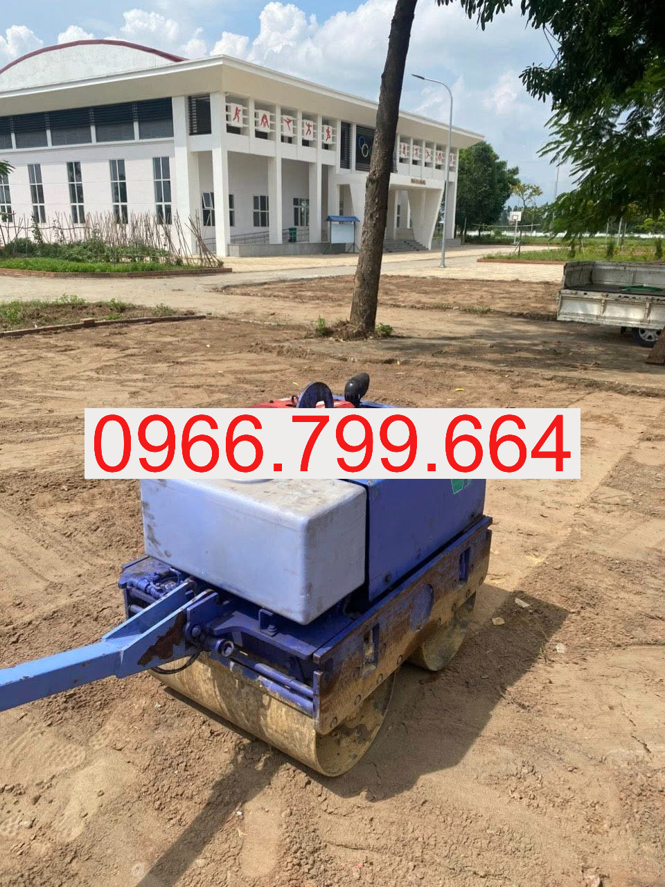 Cho Thuê Máy Lu Mini Dắt Tay Vĩnh Yên