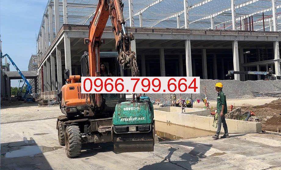 Cho Thuê Máy Lu Mini Dắt Tay