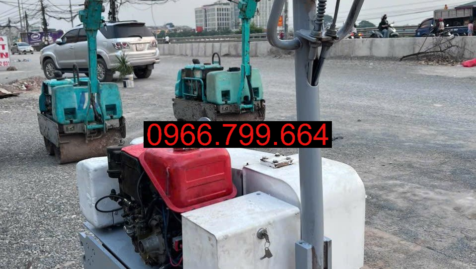 Cho Thuê Máy Lu Mini Dắt Tay