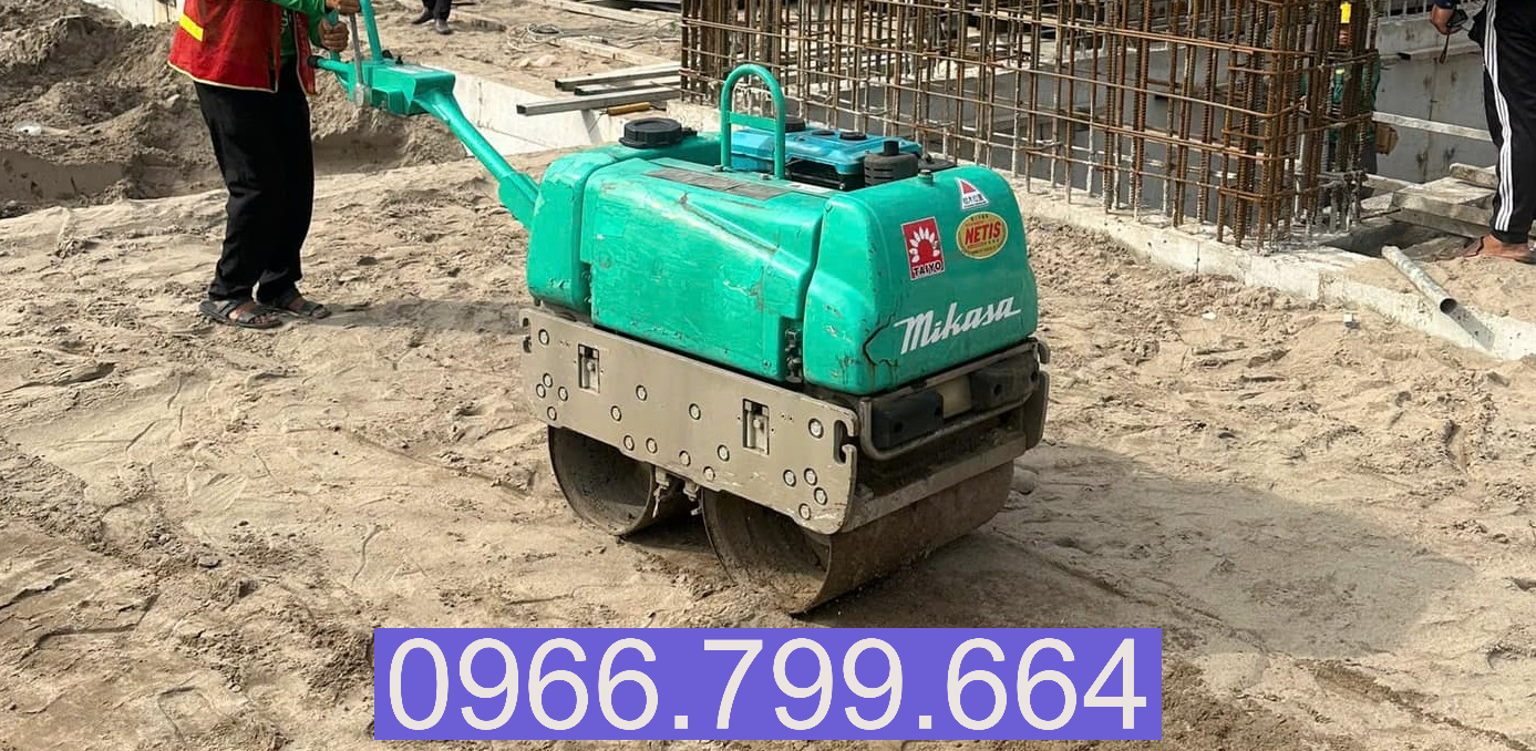 Cho Thuê Máy Lu Mini Dắt Tay