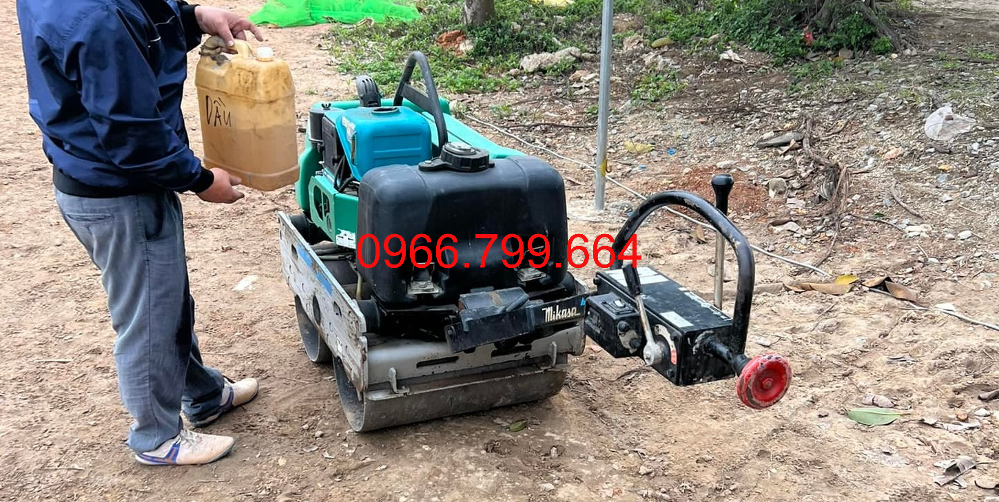 Cho Thuê Máy Lu Mini Dắt Tay