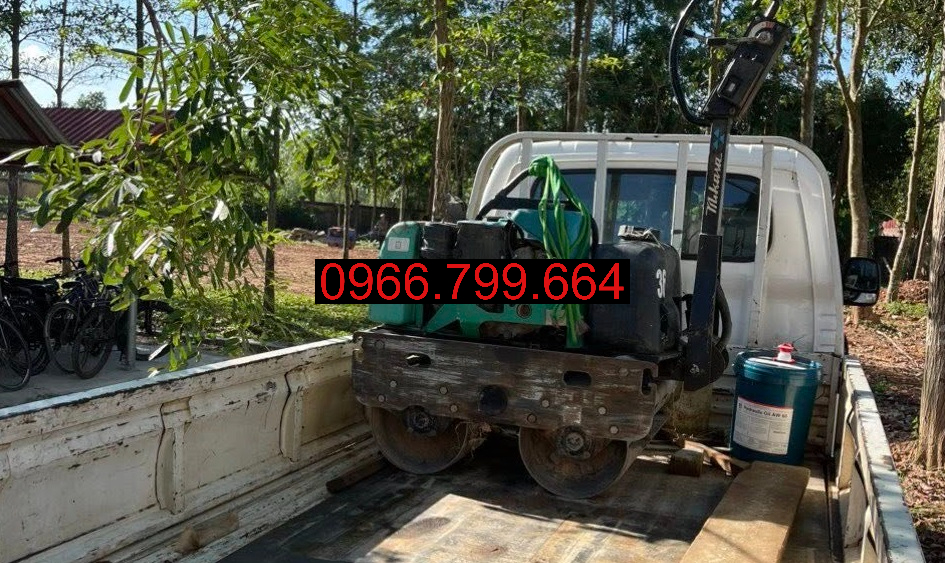 Cho Thuê Máy Lu Mini Dắt Tay