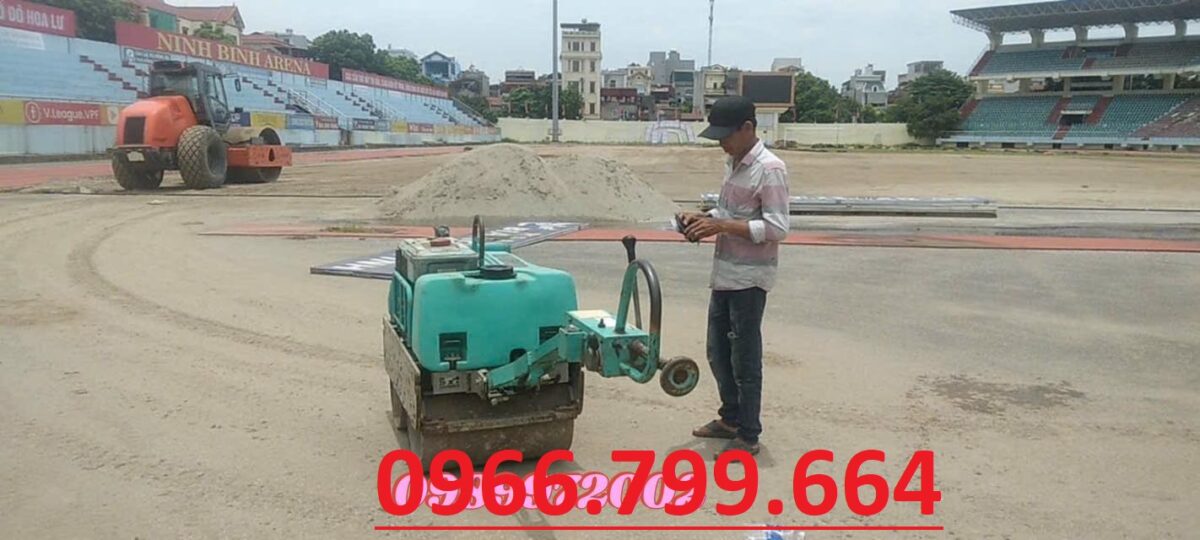 Cho Thuê Máy Lu Mini Dắt Tay
