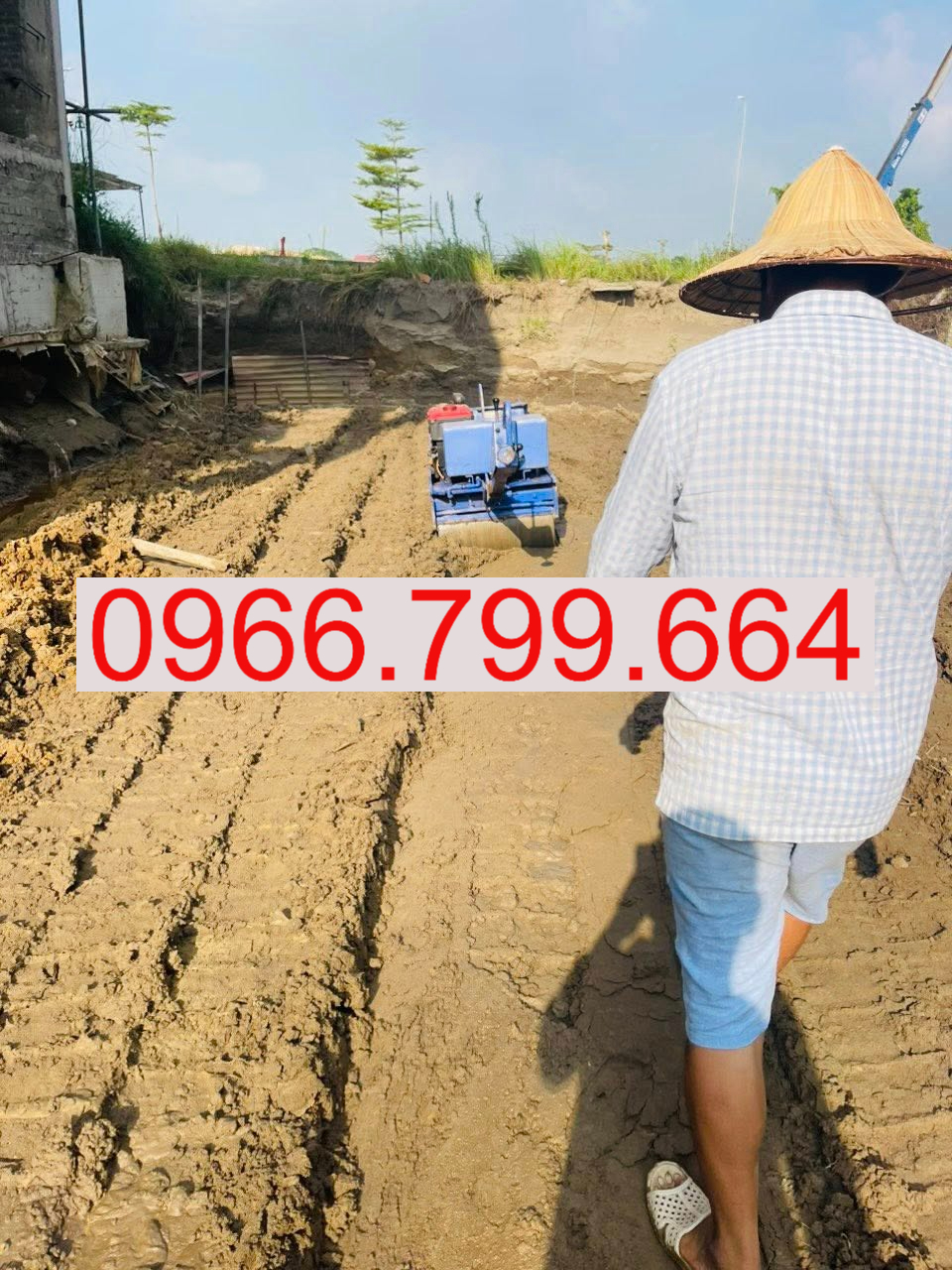 Cho Thuê Máy Lu Mini Dắt Tay Chương Mỹ