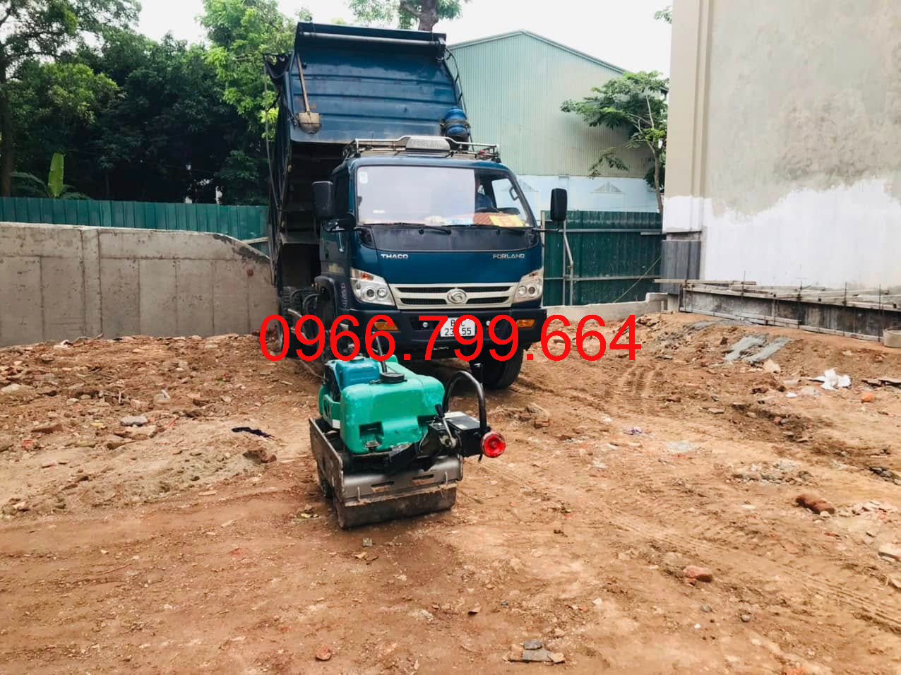 Cho Thuê Máy Lu Mini Dắt Tay Đan Phượng