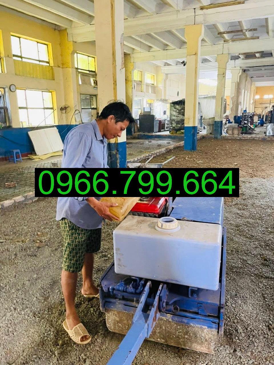 Cho Thuê Máy Lu Mini Dắt Tay Gia Lâm