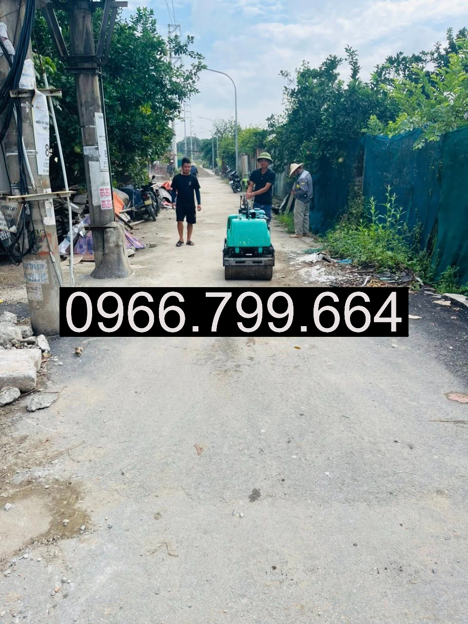 Cho Thuê Máy Lu Mini Hoài Đức