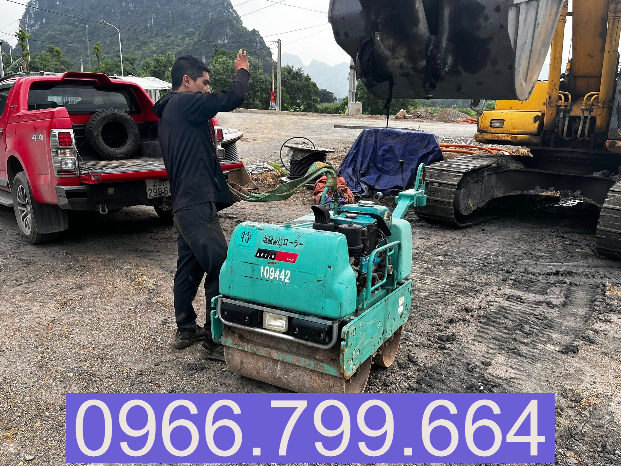 Cho Thuê Máy Lu Mini Ứng Hòa