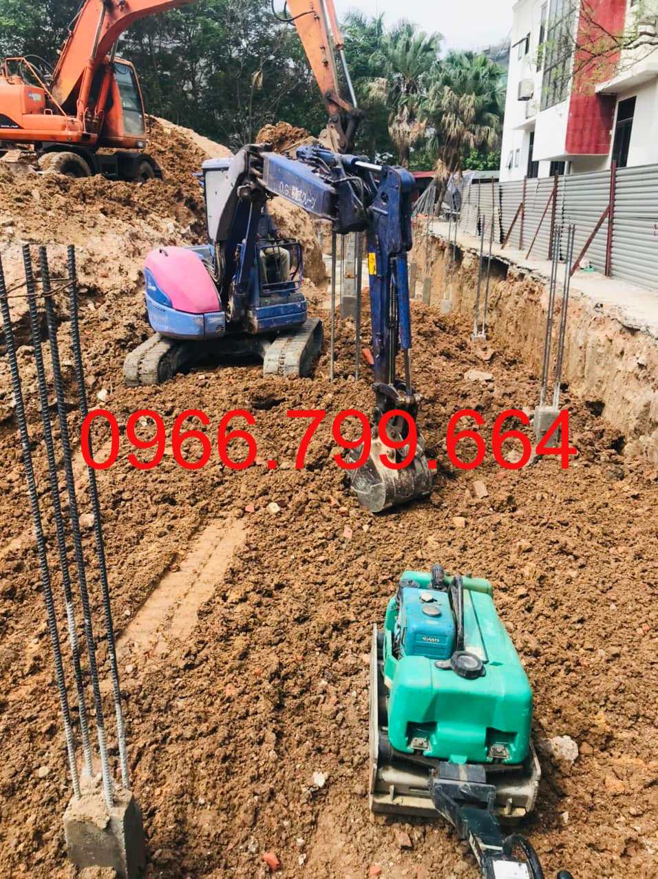 Thuê Máy Lu Mini Dắt Tay Tại Đan Phượng