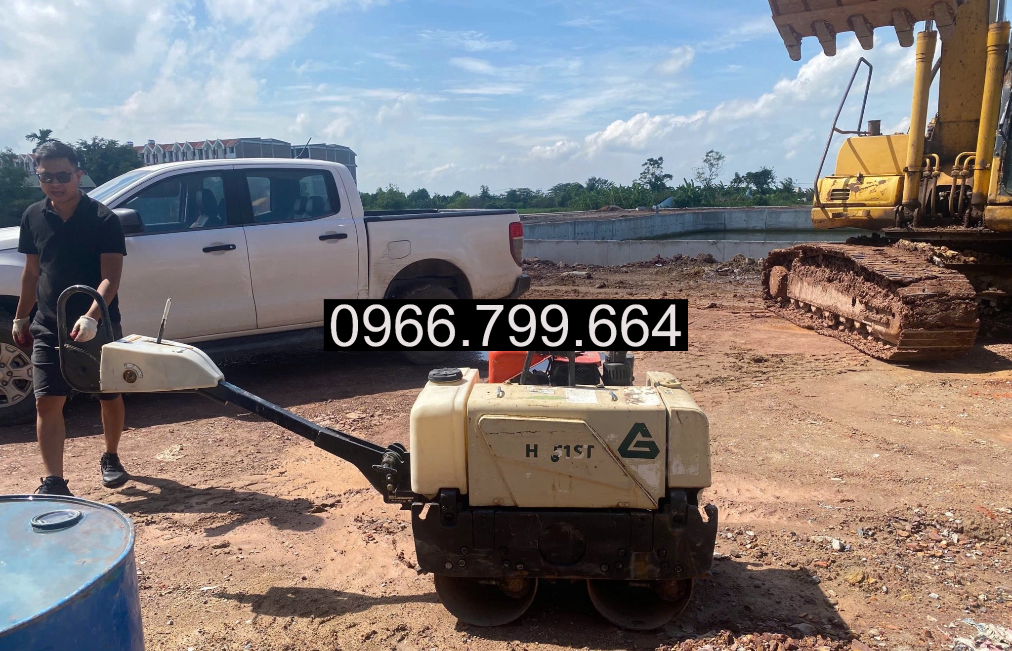 Thuê Máy Lu Mini tại Hoài Đức