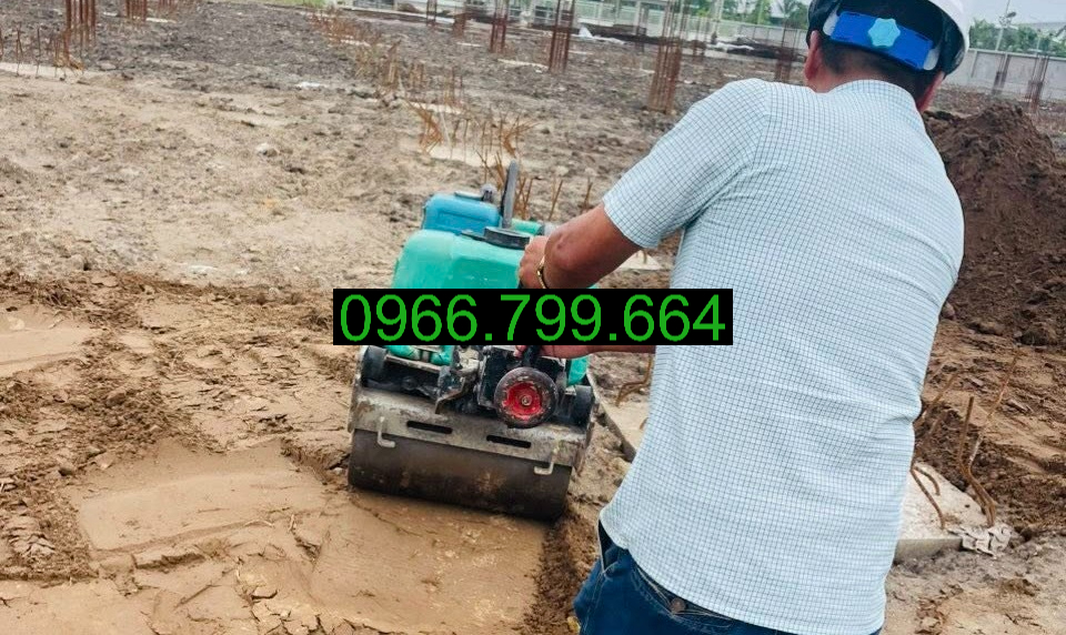 Cho Thuê Máy Lu Mini Dắt Tay