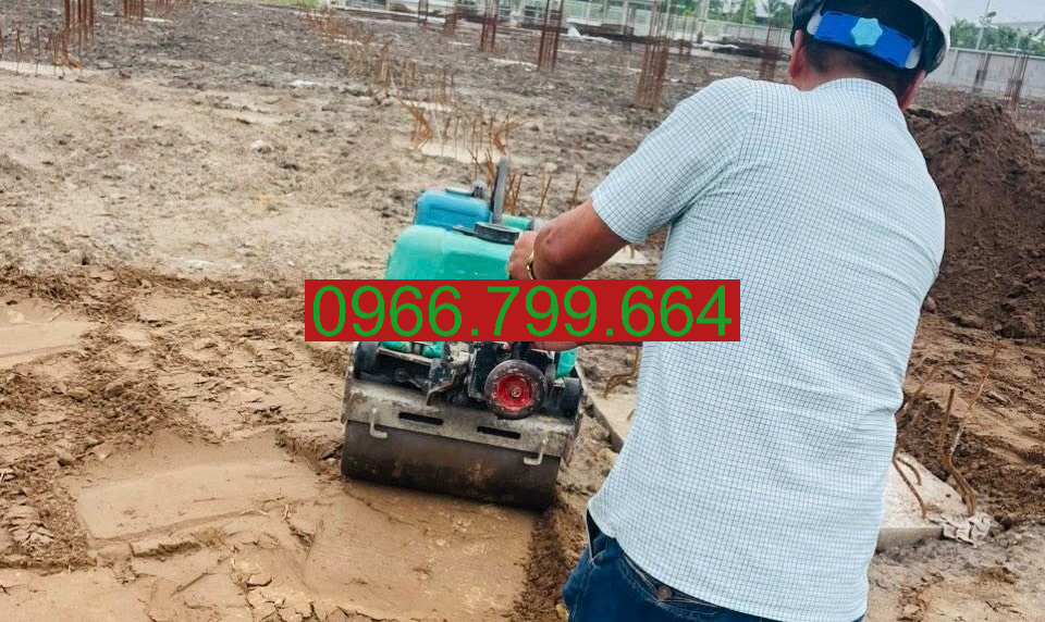Cho Thuê Máy Lu Mini Dắt Tay