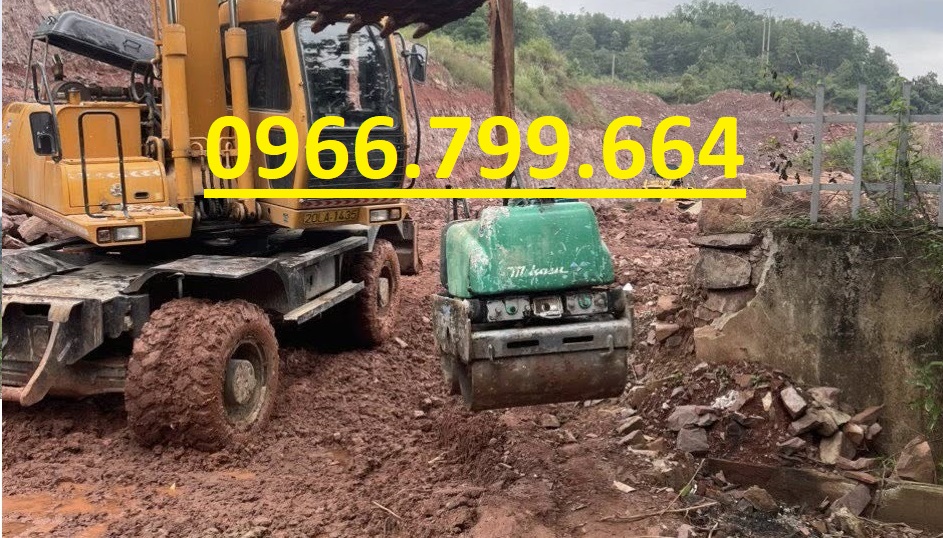 Cho Thuê Máy Lu Mini Dắt Tay