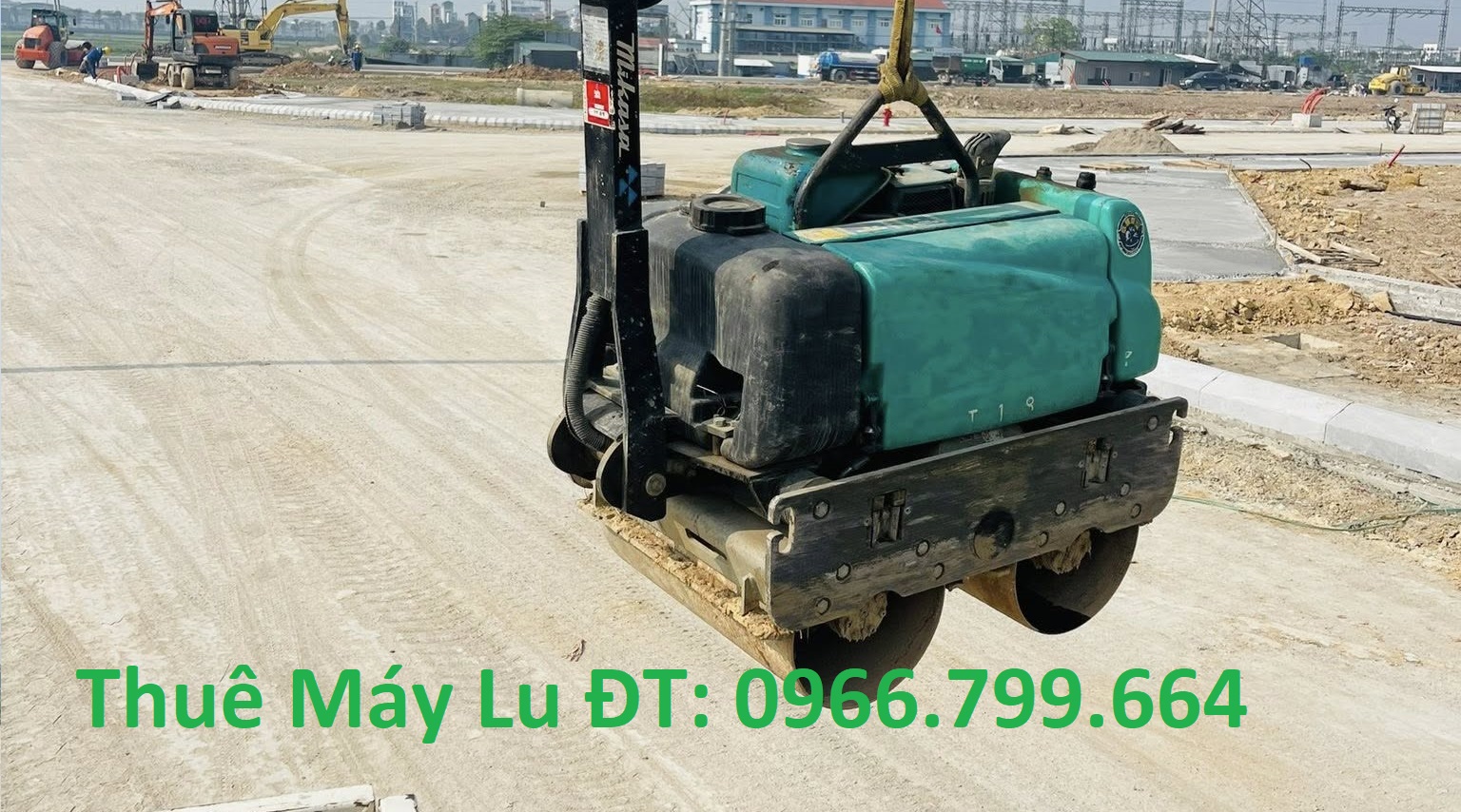 Cho Thuê Máy Lu Mini Dắt Tay Long Biên