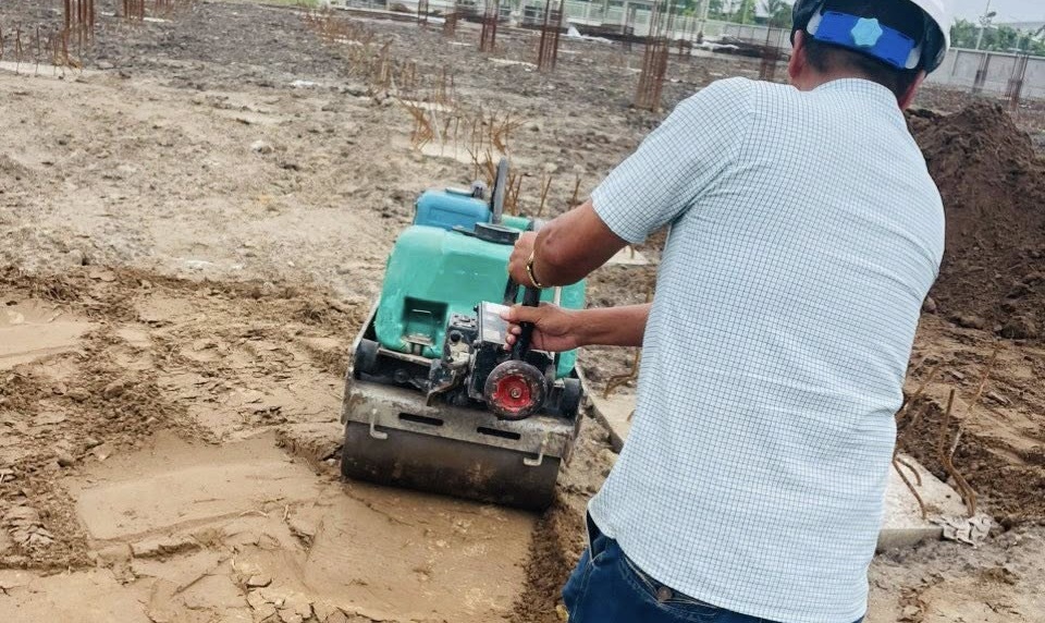 Cho Thuê Máy Lu Rung Mini ở Hà Nội