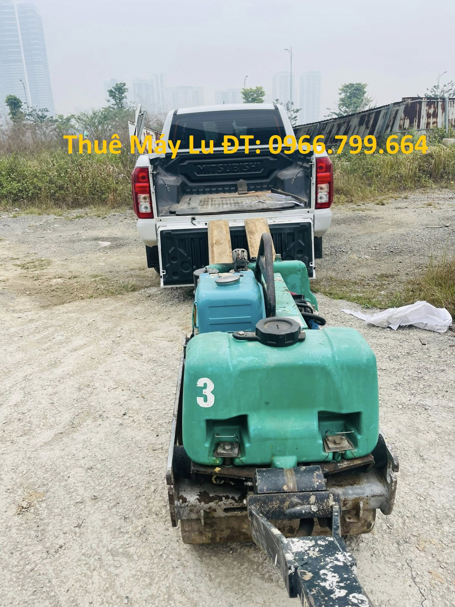 Cho Thuê Máy Lu Rung Mini Dắt Tay Tại Thái Nguyên