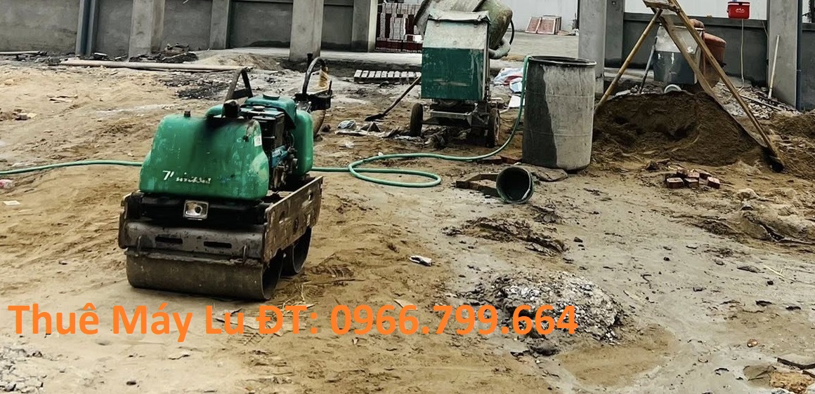 Cho Thuê Máy Lu Rung Mini Dắt Tay ở Bắc Giang