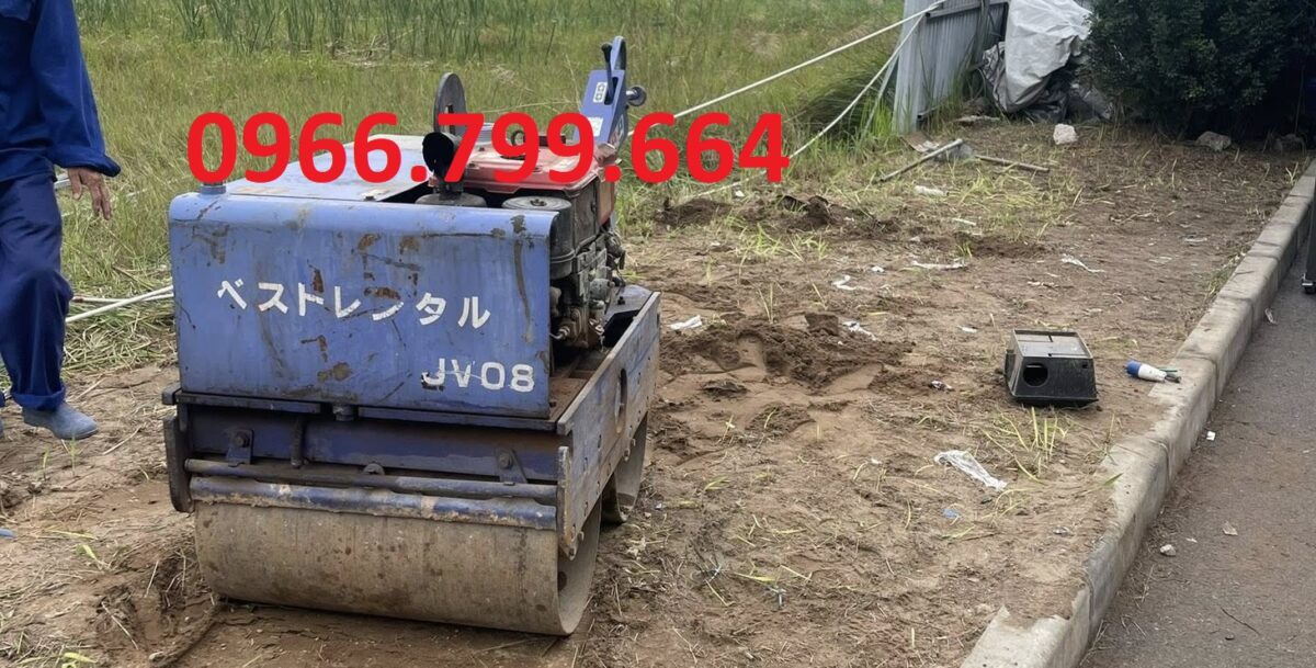 Cho Thuê Máy Lu Rung Mini Dắt Tay