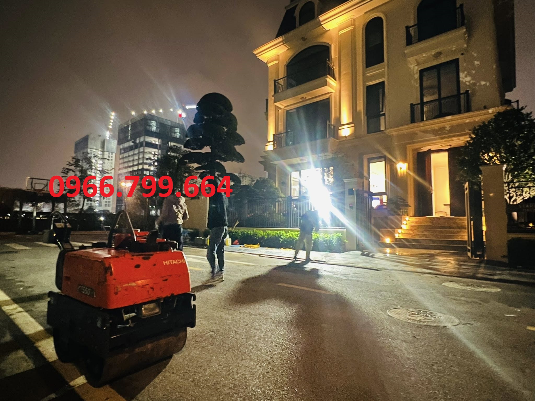 Cho Thuê Máy Lu Rung Mini Dắt Tay ở Hòa Bình