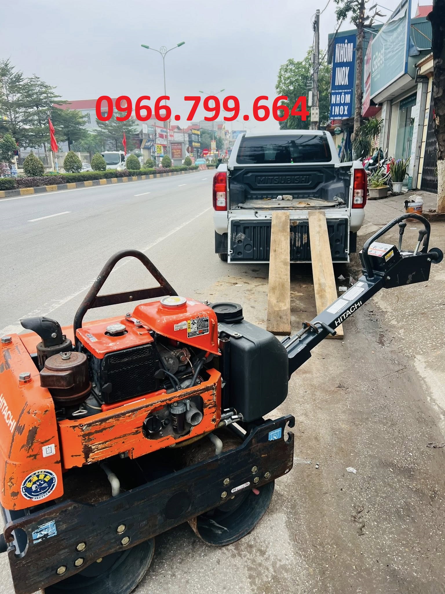 Cho Thuê Máy Lu Rung Mini Dắt Tay Tại Hưng Yên
