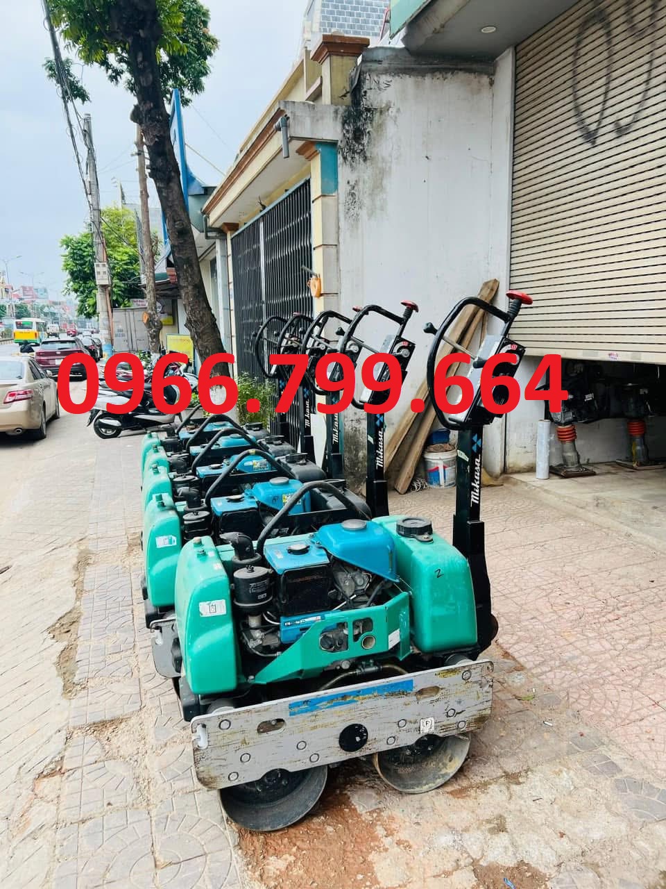 Cho Thuê Máy Lu Rung Mini Dắt Tay ở Hòa Bình