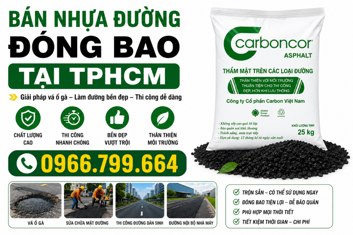 Bán Nhựa Đường Đóng Bao Tại TPHCM