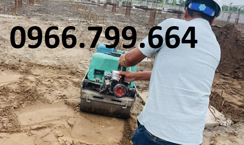 Cho Thuê Máy Lu Rung Mini Dắt Tay