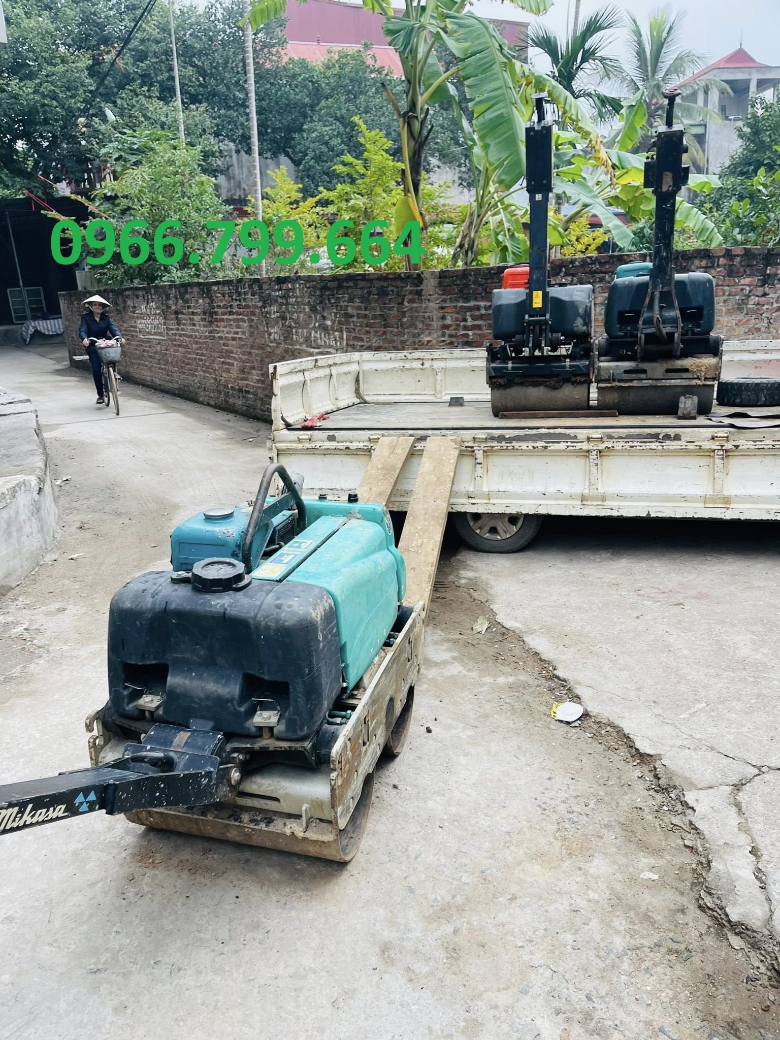 Cho Thuê Máy Lu Rung Mini Dắt Tay ở Nam Định