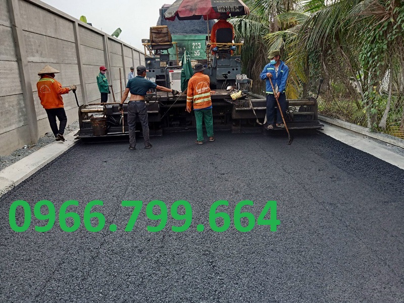 Thi Công Rải Thảm Nhựa Đường Asphalt 