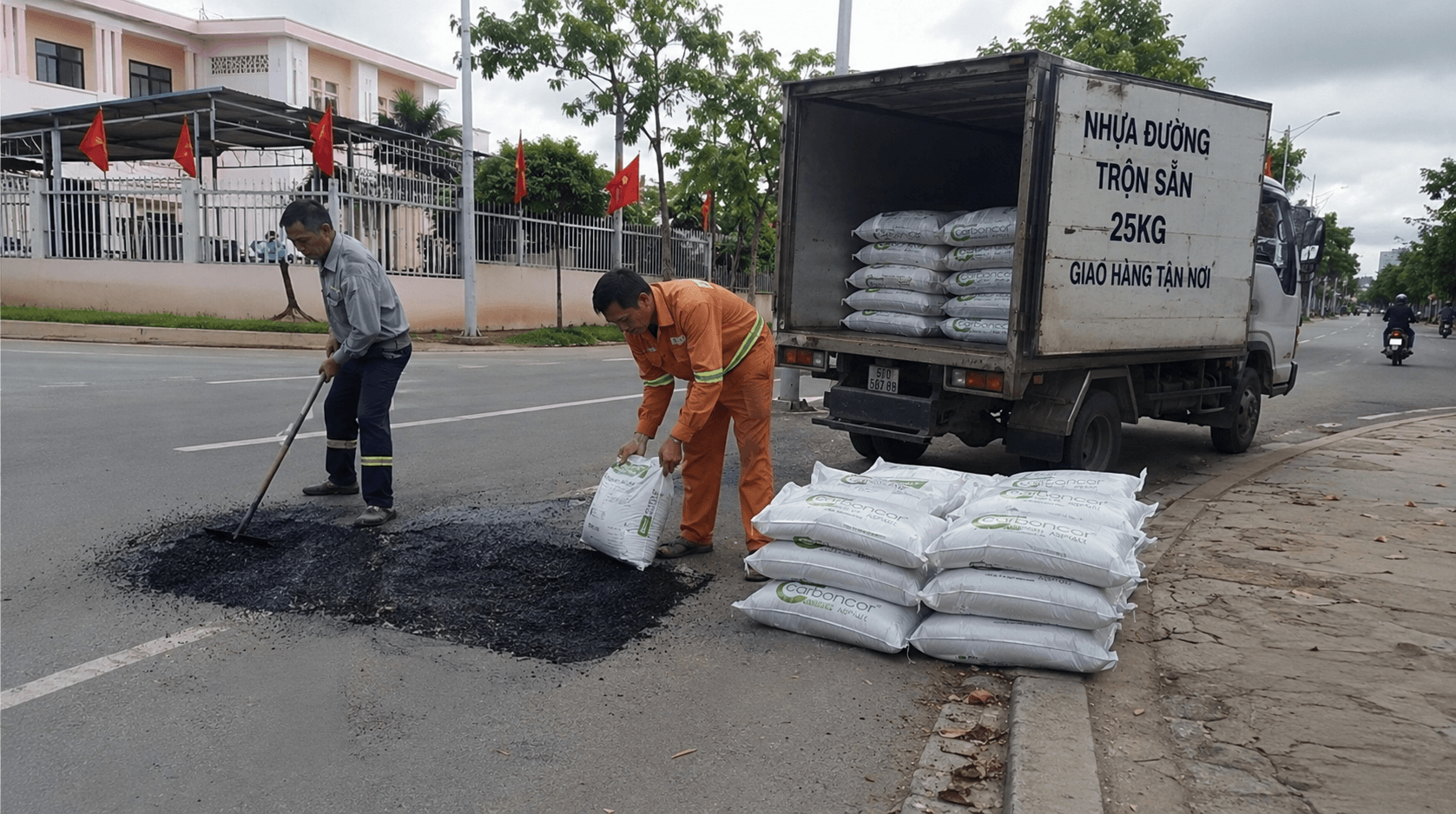Bán Nhựa Đường Asphalt Đóng Bao Bình Tân