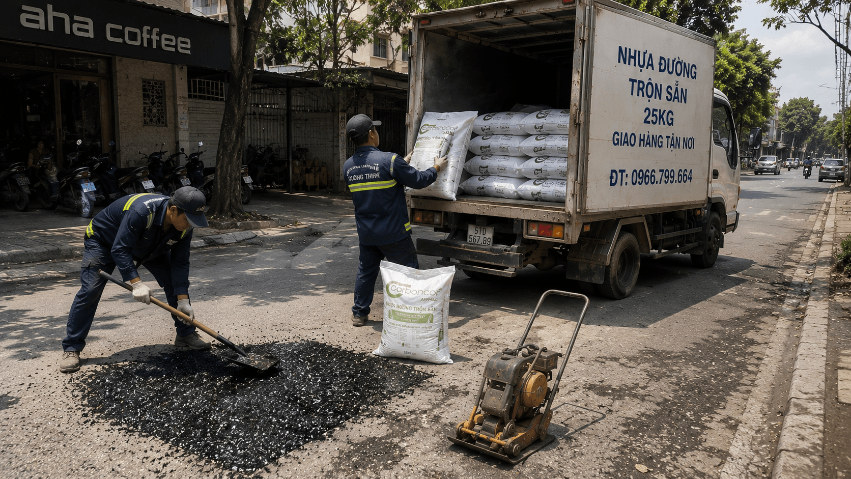 Bán Nhựa Đường Asphalt Đóng Bao Quận Bình Tân