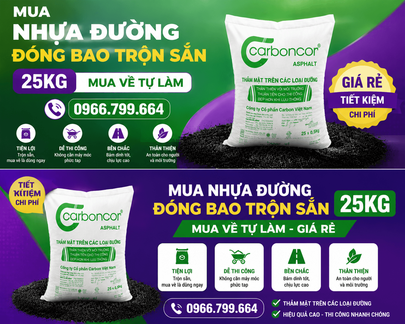 Bán Nhựa Đường Asphalt Đóng Bao ở Tân Phú Uy Tín
