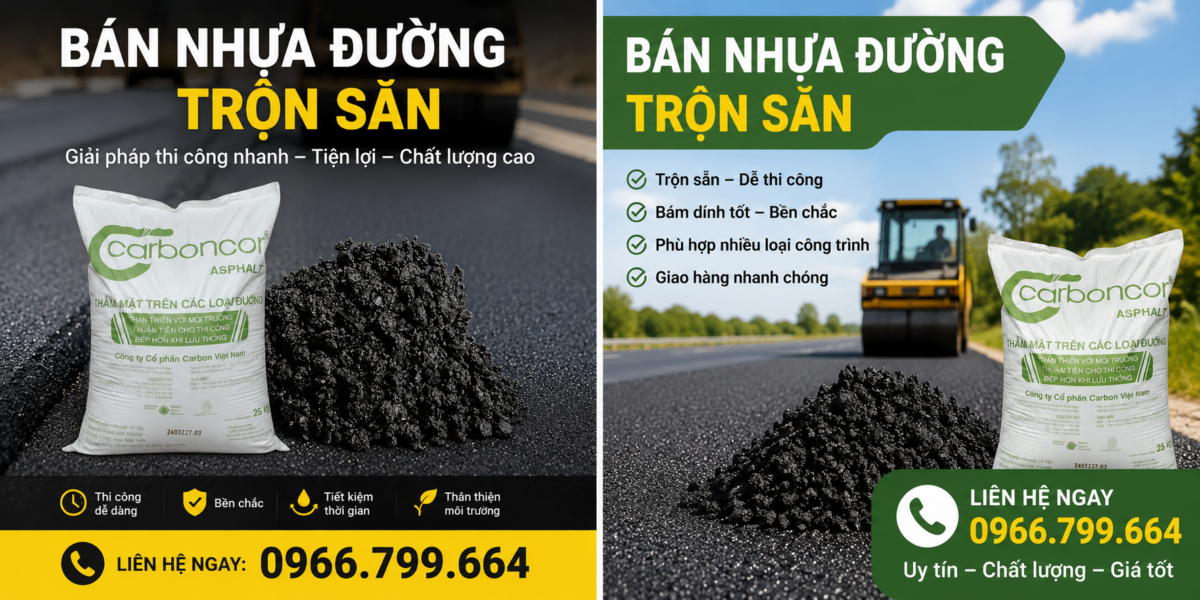 Bán Nhựa Đường Đóng Bao