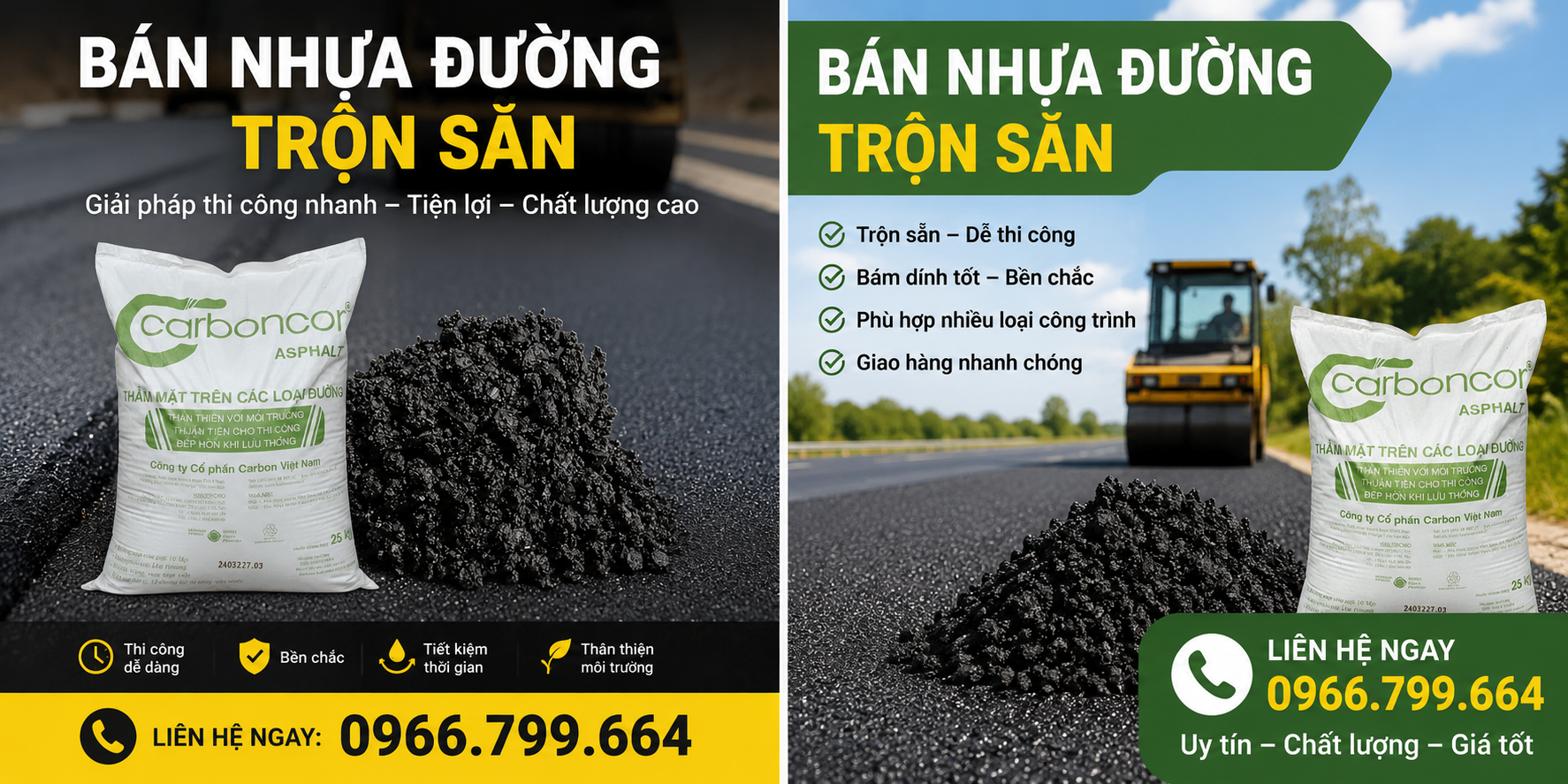 Bán Nhựa Đường Đóng Bao