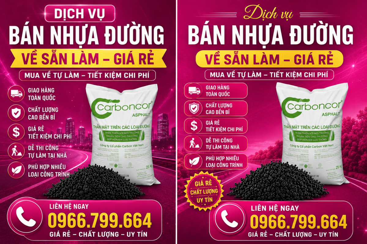 Bán Nhựa Đường Đóng Bao