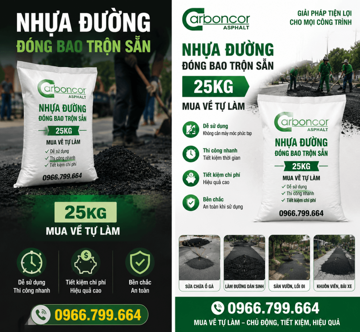 Bán Nhựa Đường Đóng Bao