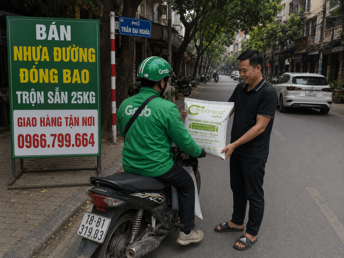 Bán Nhựa Đường Đóng Bao