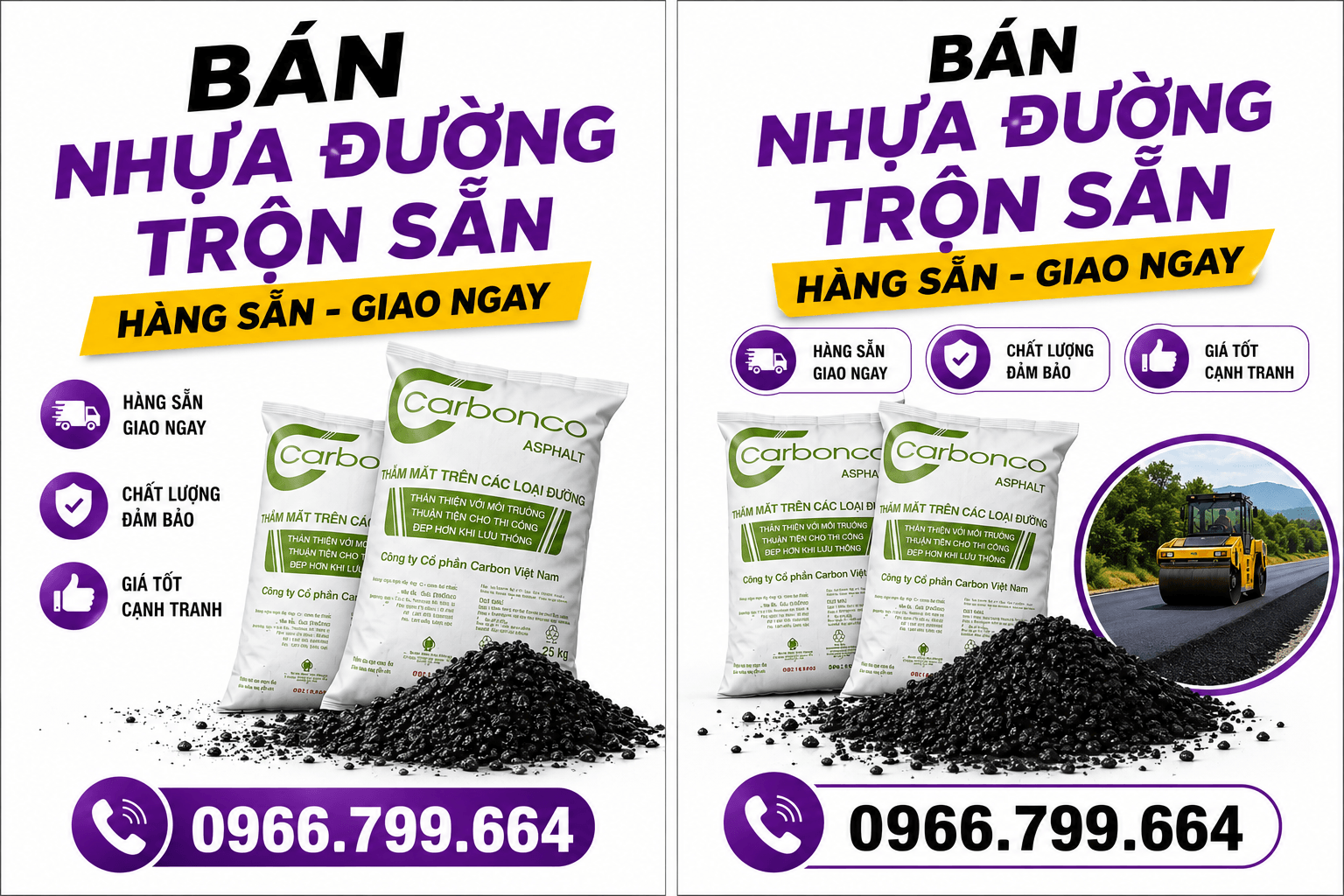 Bán Nhựa Đường Đóng Bao Trộn Sẵn Quận Tân Phú