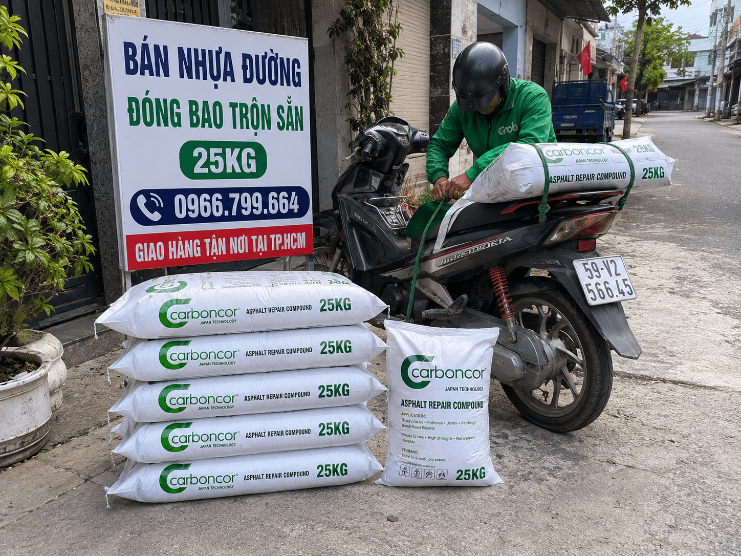 Bán Nhựa Đường Trộn Sẵn Đóng Bao Bình Tân