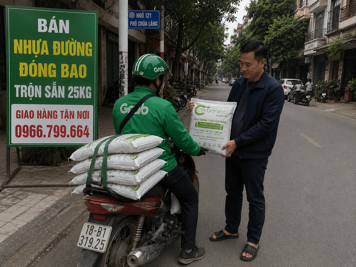 Bán Nhựa Đường Trộn Sẵn Đóng Bao Tại Hà Nội