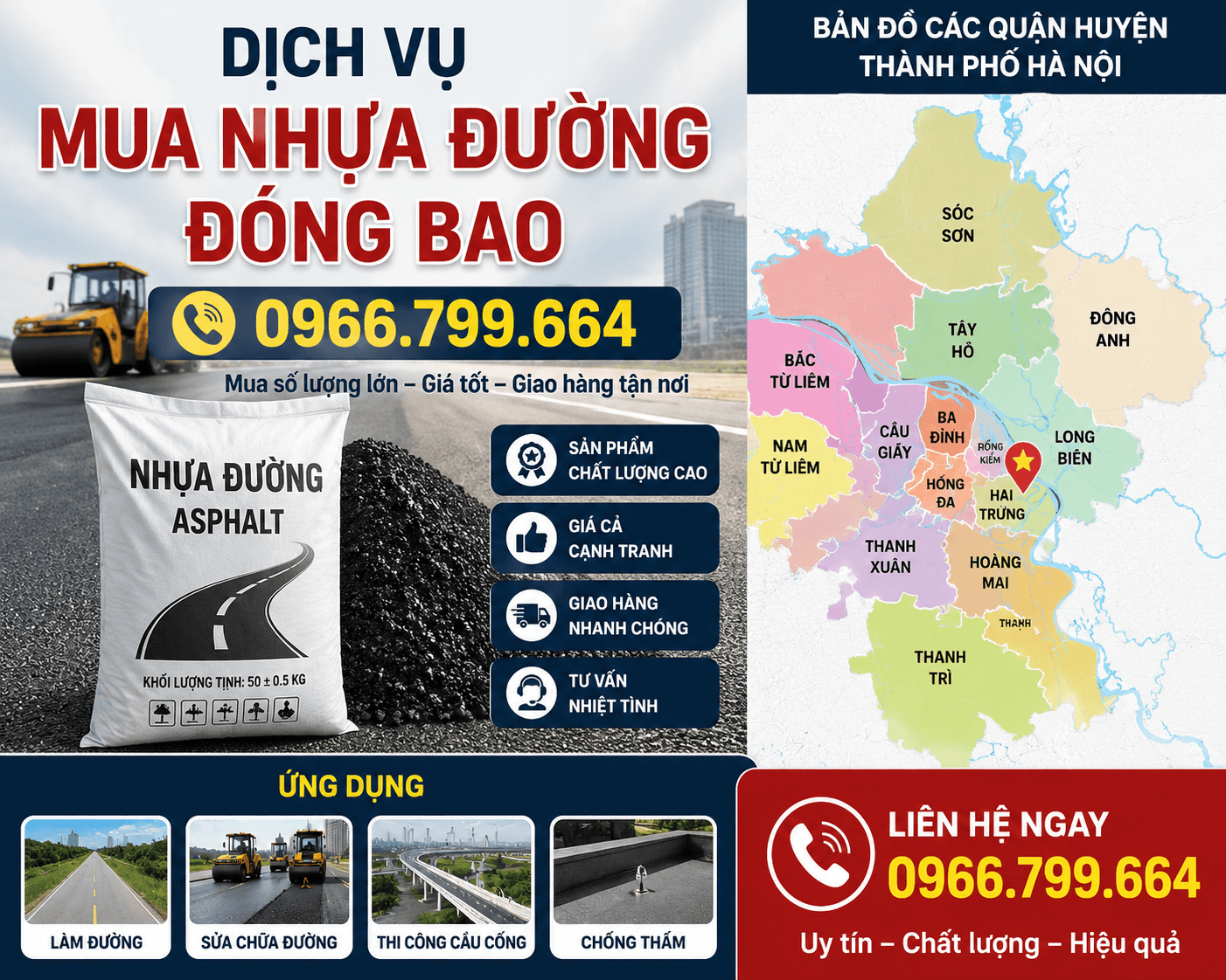 Bê Tông Nhựa Đường Trộn Sẵn ở Hà Nội