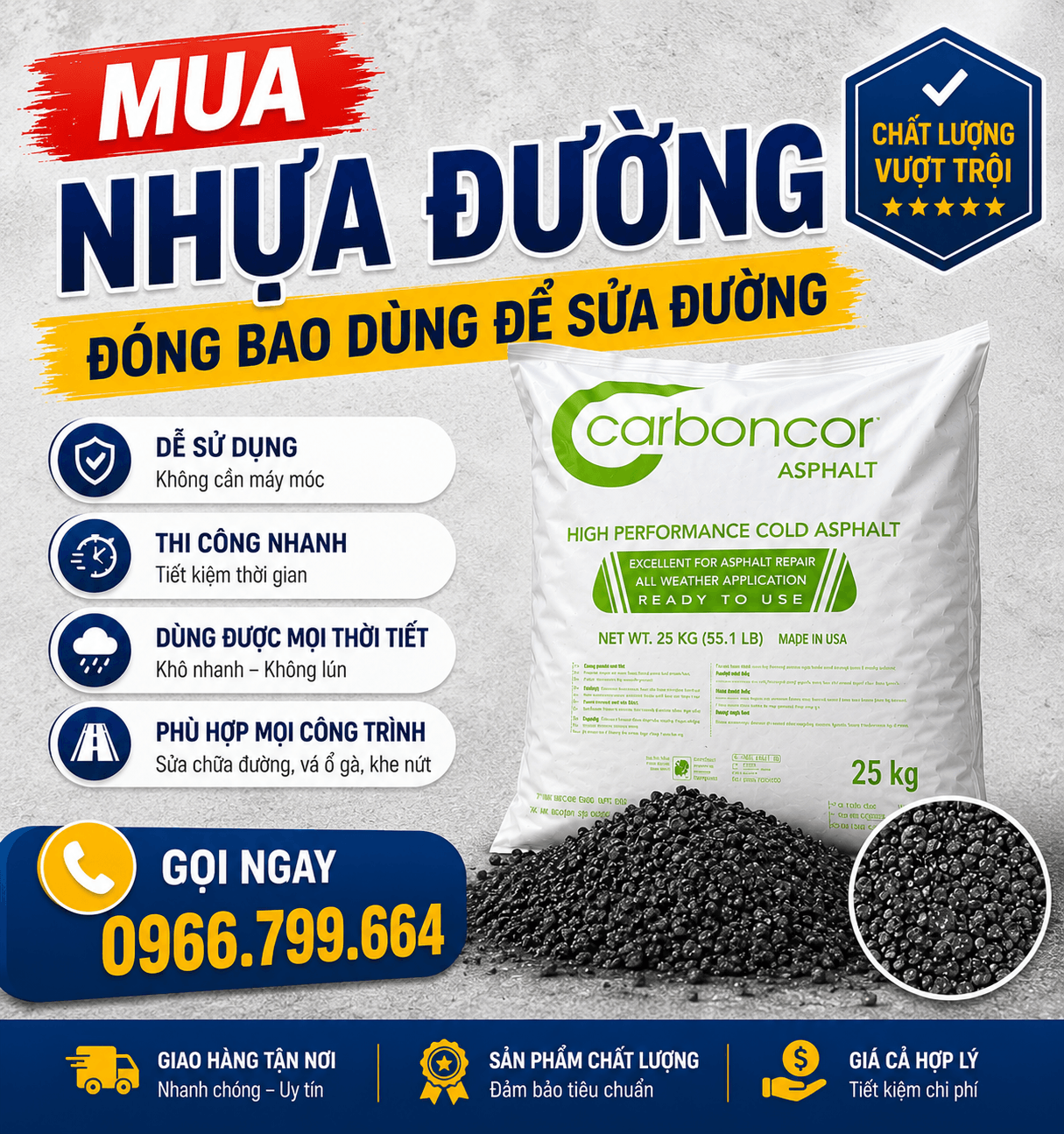 Bê Tông Nhựa Đường Trộn Sẵn ở Tại Hà Nội