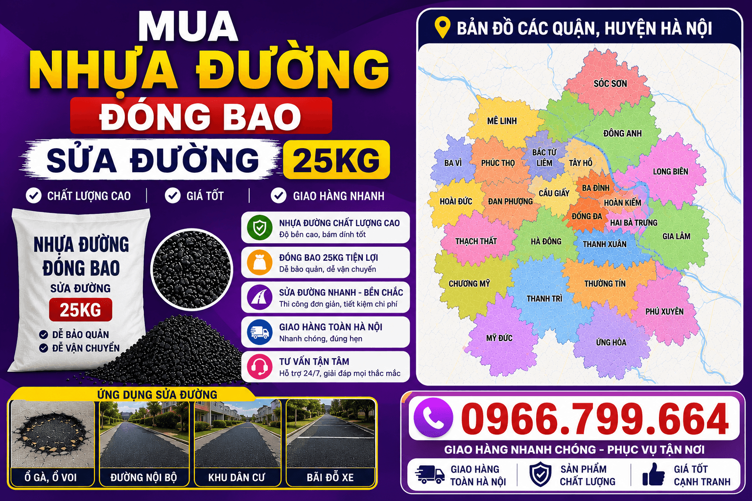 Bê Tông Nhựa Nguội Hà Nội