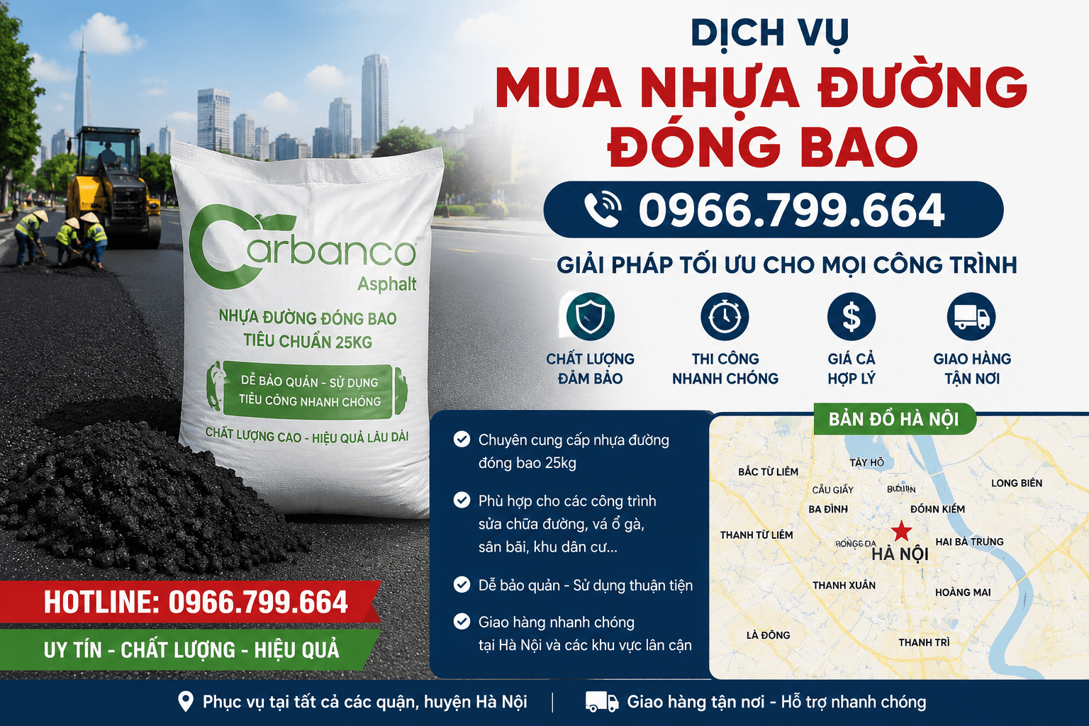 Bê Tông Nhựa Nguội ở Hà Nội