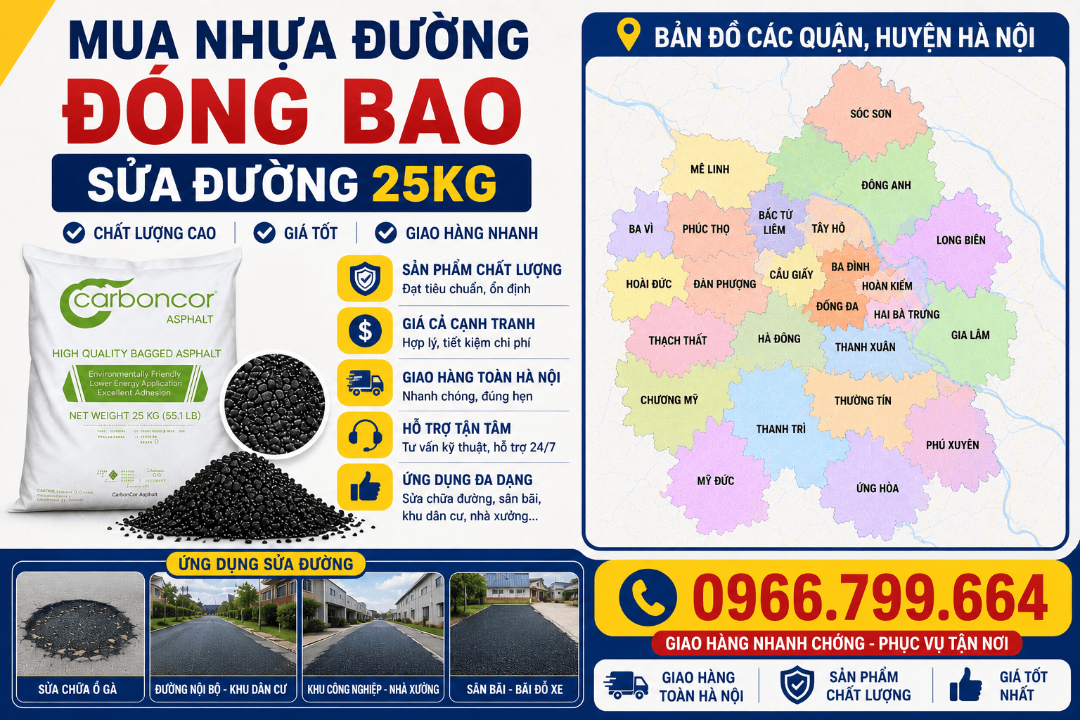 Bê Tông Nhựa Nguội ở Tại Hà Nội