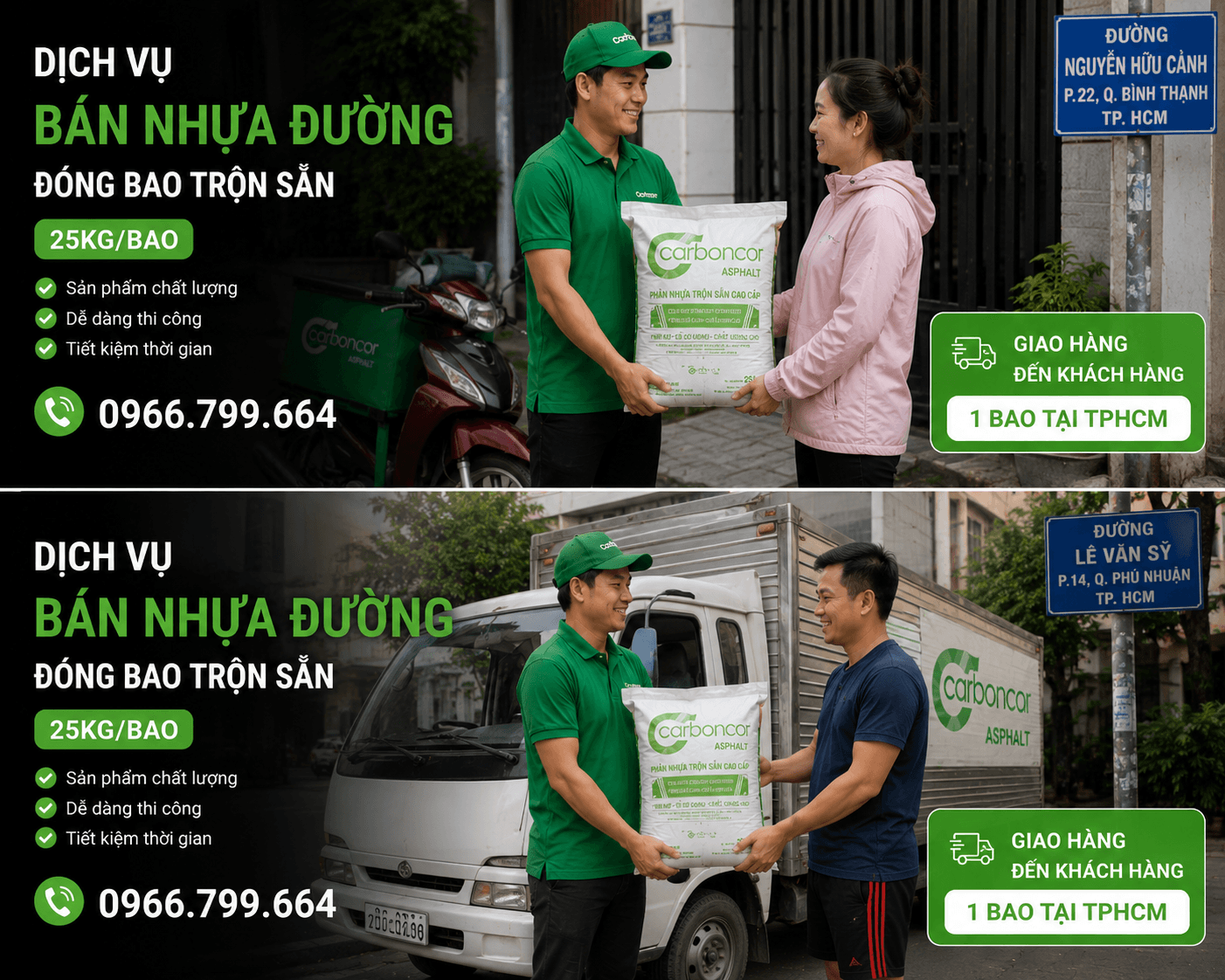 Cửa Hàng Nhựa Đường Trộn Sẵn Đóng Bao Quận Bình Tân