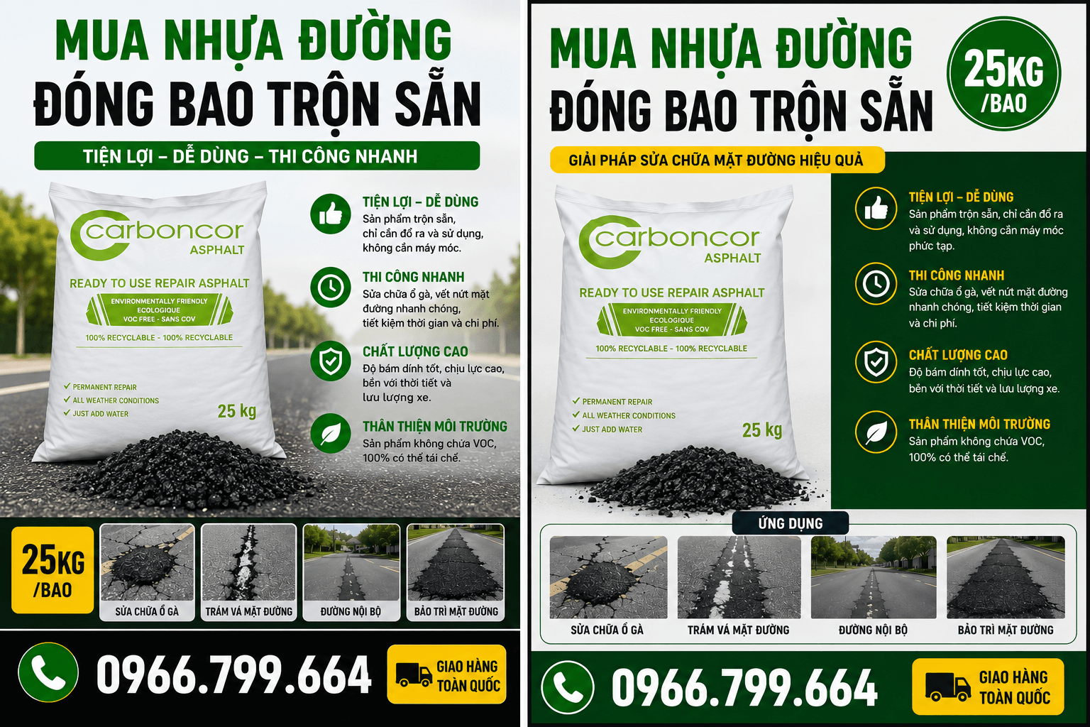Đại Lý Nhựa Đường Trộn Sẵn Đóng Bao Tại Hà Nội
