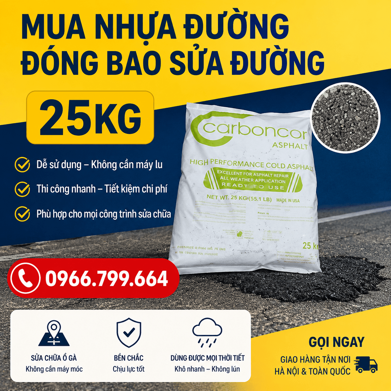 Mua Bê Tông Nhựa Đường Trộn Sẵn ở Tại Hà Nội