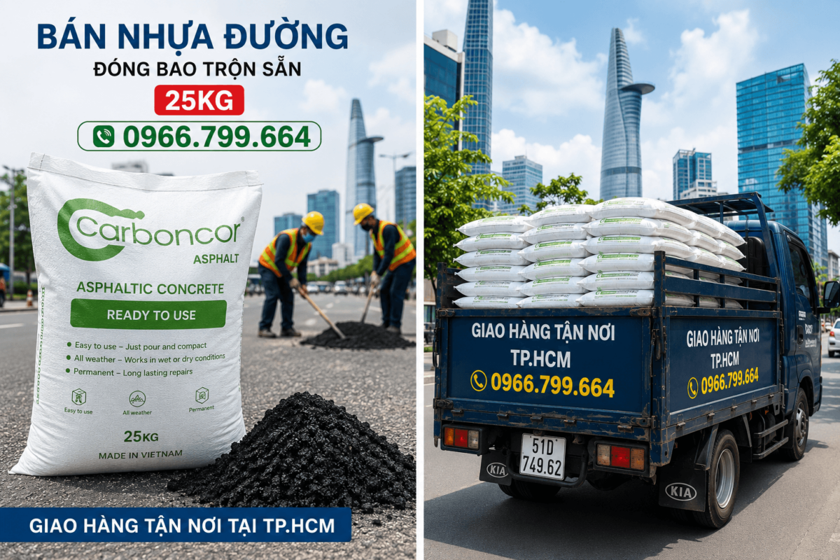 Mua Nhựa Đường Asphalt Đóng Bao